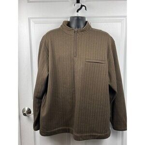 Mens Roundtree & Yorke Quarter Zip Pullover